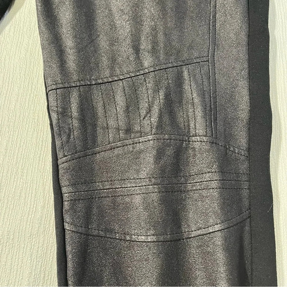 OLSEN WOMEN'S PANTS black shinny size 12 - Picture 10 of 15